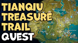 Tianqiu Treasure Trail Quest Genshin Impact [upl. by Ner]