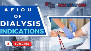 A E I O U of Dialysis Indications  Indications of Hemodialysis dcdc dialysis ttt nabh [upl. by Irual839]