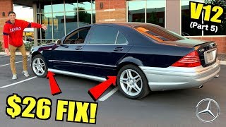 850 Mercedes V12 First Drive Simple 26 ABC Suspension Fix Part 5 [upl. by Idhem695]