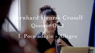 Bernhard Crusell  Quatuor op2 I Poco Adagio  Allegro  Arthur Stockel [upl. by Sitsuj]