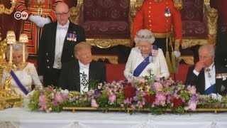 Isabel II agasaja a Trump como un rey [upl. by Adialeda615]