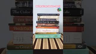 How good are these classic books books classic booktube classicbooks reading bookrecs shorts [upl. by Anaihr]