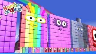 Numberblocks Super Duper GIANT 200 200000 200000000 MILLION BIGGEST Numberblocks Number Patterns [upl. by Norling]