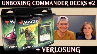 MTG Unboxing Zendikar Rising Commander Decks  Teil 2  deutsch  Magic the Gathering  Trader [upl. by Noneek614]