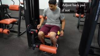 How to Perform the Leg Extension ACSM CPT Exam Prep [upl. by Lekzehcey]