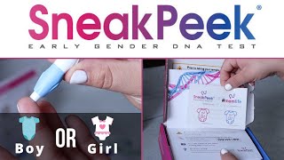 SNEAK PEEK Gender Reveal Test at 8 Weeks FULL REVIEW  Results Included [upl. by Vezza]