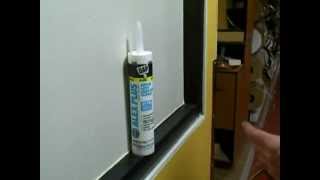 Caulking Tips  Siliconized Caulk [upl. by Saunder]