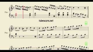 Inocencia Partitura Fácil de Piano Innocence Easy Sheet Music for piano beginners [upl. by Eulaliah873]