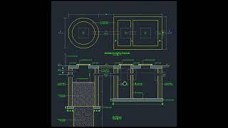 SOAKAGE PIT amp SEPTIC TANK autocad  architecture Septictank soakage [upl. by Reteid]