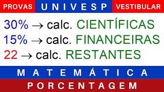 Vestibular UNIVESP 2024 🎯 Correção de Prova univesp 2023 MATEMÁTICA [upl. by Eibbor]