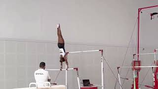 Rebeca Andrade 🇧🇷  PreOlympic Training on Uneven Bars  July 17th 2024  Troyes [upl. by Charmain]