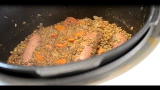 Saucisses lentilles au cookeo [upl. by Daugherty]