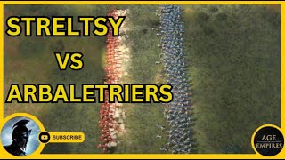 AOE 4 Who Wins l 133 Streltsy vs 200 Arbaletriers [upl. by Serafine]