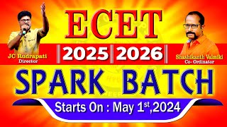 ECET 20252026 Offline amp Online coaching Starts on 1st may 2024 Saimedha koti hyd [upl. by Coopersmith]