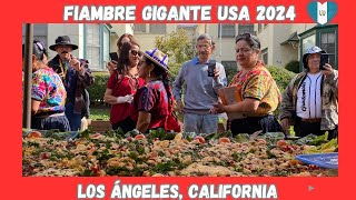 Guatemaltecos en Los Ángeles disfrutan gratis del Fiambre Gigante USA 🇬🇹🇺🇸 [upl. by Readus]