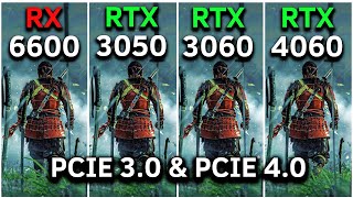 RTX 3050 vs RX 6600 vs RTX 3060 vs RTX 4060  PCIe 30 amp PCIe 40 Tested  2024 [upl. by Risley]