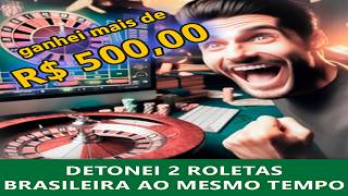 Ganhei na Roleta Brasileira jogando ao mesmo tempo em 2 casinos Diferentes usei 1 única Estratégia [upl. by Daniels]