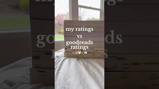 my ratings vs goodreads bookreviews bookblogger books booktube booktok bookrecs [upl. by Pittel]