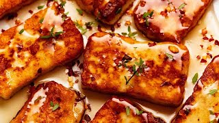 Fried Halloumi  with optional Honey and Thyme [upl. by Hartmunn]