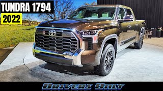 2022 Toyota Tundra 1794 Edition  Its Back [upl. by Neroled]