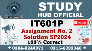 IT601P Assignment 2 100 Correct Solution 2024 IT601P Assignment 2 solution 2024 IT601P Assignment [upl. by Limaa]