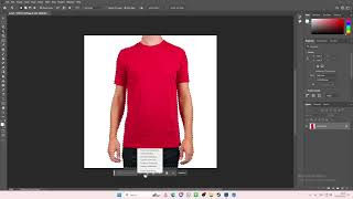 💲 FIX How to change t shirt color in Photoshop  Full Tutorial [upl. by Affrica]