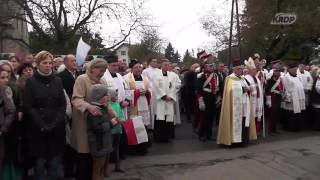 PEREGRYNACJA OBRAZU MB CZĘSTOCHOWSKIEJ W CIECHANOWIE 171003112015 KRDP TV [upl. by Latsyrhc]