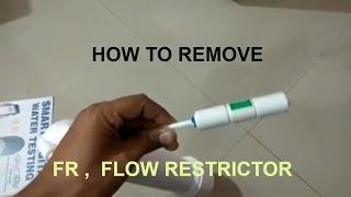 RO Membrane how to connect FR [upl. by Minne]