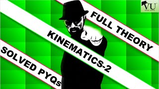 Kinematics2 OneShot JEE Main 2025 Theory and PYQs [upl. by Nyrhtakyram]