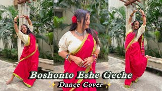 Boshonto Eshe Geche  Holi Special ✨Dance Cover 💗🌹 [upl. by Bonns]