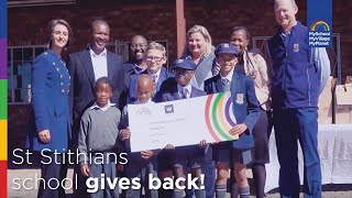 St Stithians gives back to the community with MySchool [upl. by Loralee]