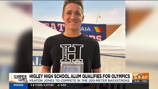 Higley High School alumn makes US Olympic swim team [upl. by Suirred]