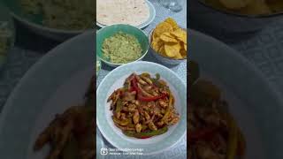 MI RECETA DE FAJITAS DE POLLO 🌮 [upl. by Nerral149]