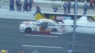 Dale Earnhardt Jr  Martinsville Burnout 102614 [upl. by Notxed887]