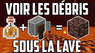 COMMENT TROUVER FACILEMENT des ANCIENTS DÉBRIS SOUS la LAVE  TEXTURE PACK pour le FEU et les DÉBRIS [upl. by Ellennad]