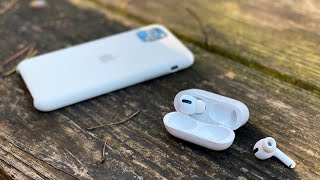 AirPods Pro Review  Conveniently the Best for iPhone [upl. by Aredna]