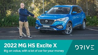 2022 MG HS Excite X Review  Big on Value  Drivecomau [upl. by Eldridge]