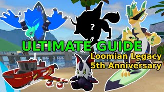 Ultimate Guide to 5th Anniversary Event  Loomian Legacy [upl. by Rases812]