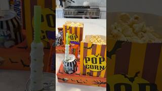 Halloween Movie Night🎃🎬 halloween movienight satisfying snacks asmr viral short fyp candy [upl. by Ateuqal427]