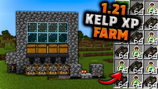 Simple 121 Kelp XP Farm in Minecraft Bedrock MCPEXboxPSSwitchPC‏ [upl. by Zirkle]