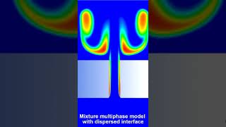 Multiphase flow simulation with mixturer model shorts Engineering nature ANSYSFluent [upl. by Augustine]