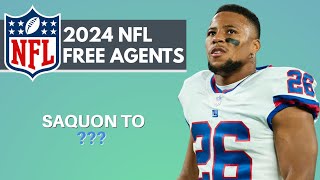 NFL Free Agency Predictions Rumors amp News 2024 OFFENSIVE PLAYERS [upl. by Grand]