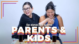 Parents amp Kids Play a Lie Detector Drinking Game  Filipino  Rec•Create [upl. by Lekcar]