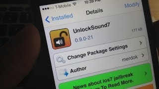 Unlock Sound 7 Bring the iPhones old unlock sound back to iOS 7 [upl. by Kellia571]