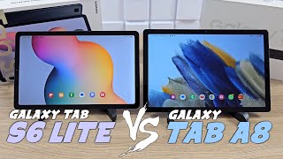 GALAXY TAB S6 LITE ou TAB A8 105  Qual vale mais a pena comprar [upl. by Nnayllek]