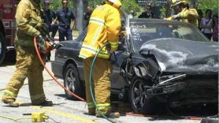 Los Angeles Fire Department LAFD Vehicle Extrication Demonstration [upl. by Ehc]