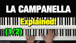 HOW TO PLAY  LISZT  LA CAMPANELLA PIANO TUTORIAL LESSON Part 1 of 2 [upl. by Asiram350]