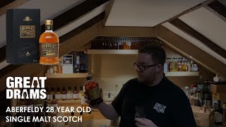 Aberfeldy 28 Year Old Exceptional Cask  Whisky Review  GreatDrams [upl. by Yonita]