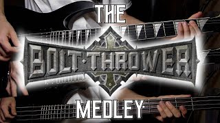 THE BOLT THROWER MEDLEY  KillchainWorld EaterCenotaphEmbersPowder Burns GuitarBass Covers [upl. by Iorio184]