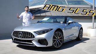 Mercedes AMG SL55 Review  The Legend Is Reborn [upl. by Ynahpets70]